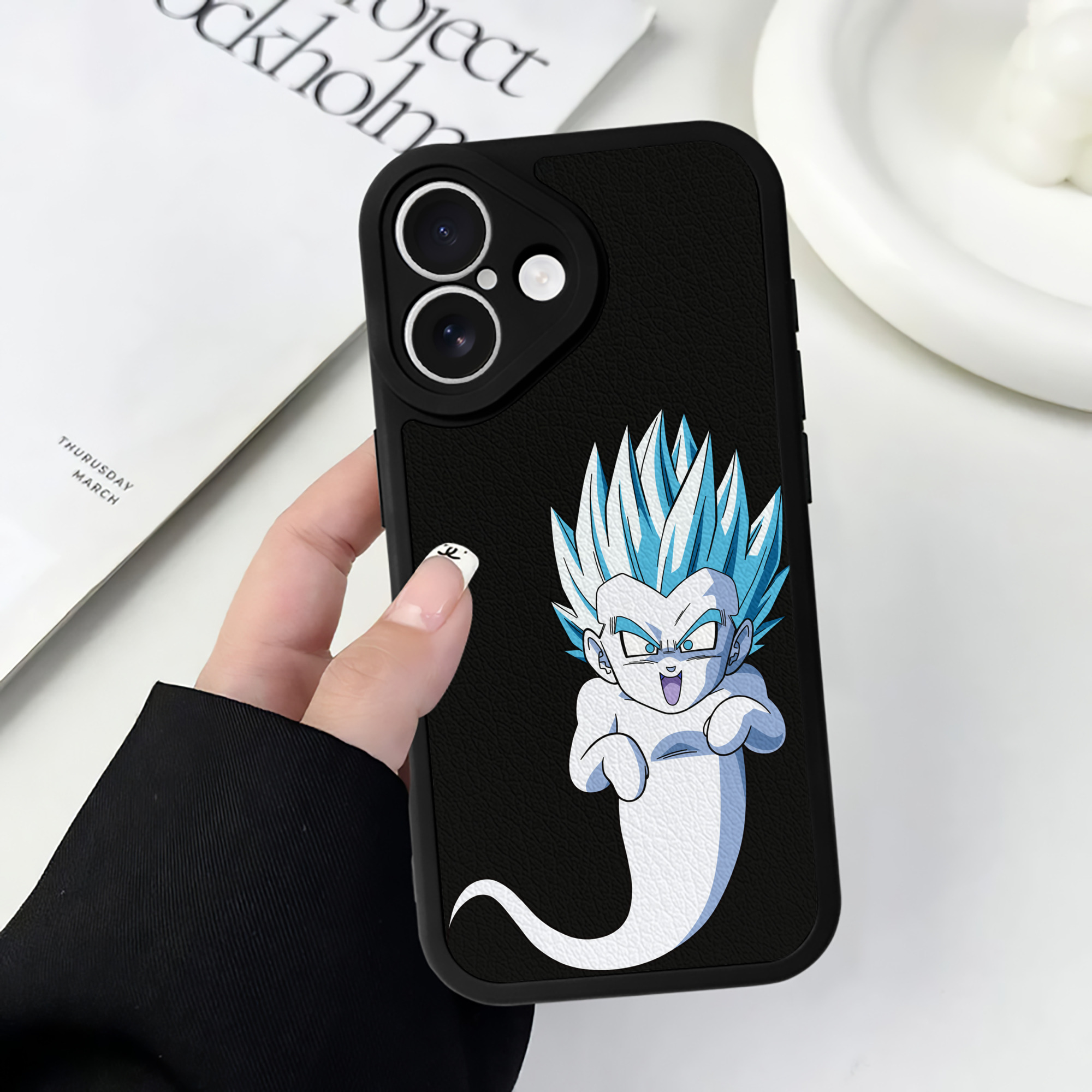 （画像用） ドラゴンボール ベジット DRAGON BALL Vegetto 【iPhone 16シリーズ対応】シリコンスマホケース（レザー調） 材質：シリコン
